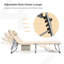 Simione 189 cm Long Single Chaise with Cushions