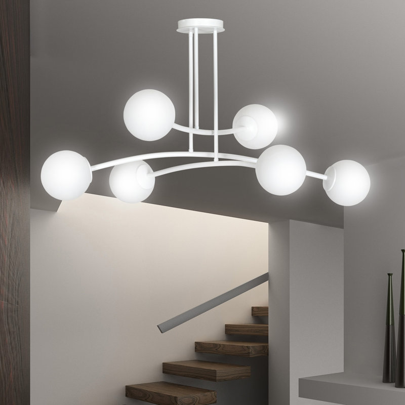 Galewood 6 - Light Sputnik Pendant, White