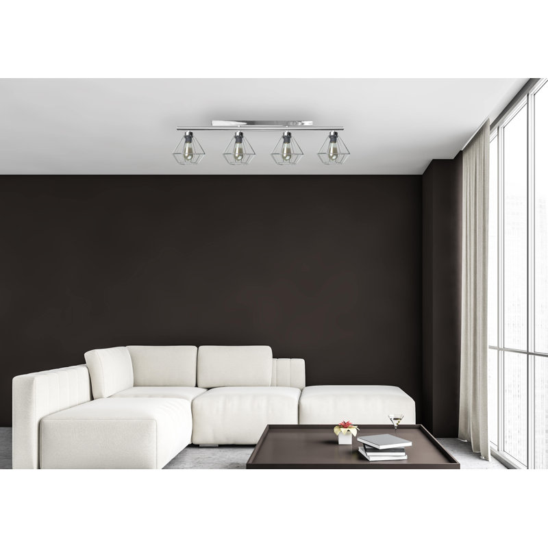 Richboro Flush Mount, Silver, Silver