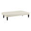 Futon, canapé-lit capitonné à dossier convertible en similicuir de 66,1 po Mercia-67506546