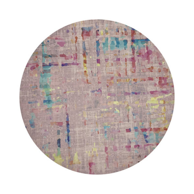 Coco Pebble 16" Vinyl Placemat, Pink