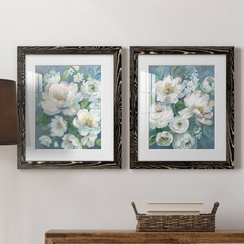 Cottage Radiance I - ensemble de 2 reproductions, H 20 po x l 17 po x P 1 po, H 31,5 po x l 47 po x P 1,5 po, Blanc