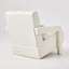 Chaise d'appoint moderne rembourrée, tissu en lin confortable avec coussin, lin-62130389