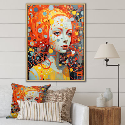 «Beautiful Robotic Girl Dreaming of Love», reproduction sur toile