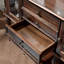Console rétro en bois massif multifonctionnel