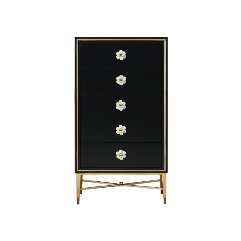 Armoire de rangement Simple Living, Noir