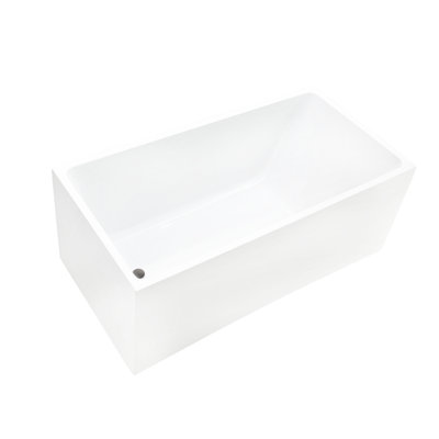 55" x 29" Freestanding Soaking Acrylic Bathtub
