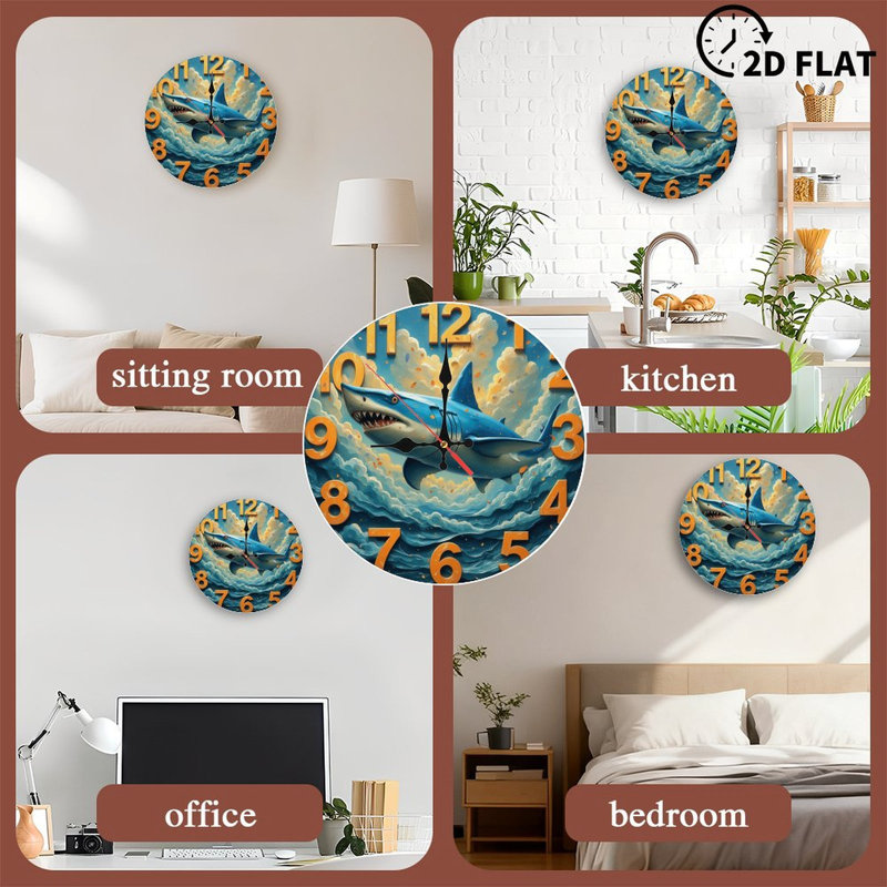 Horloge Shark Ocean