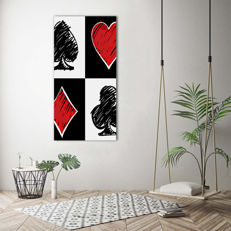 Card Colours - Wrapped Canvas Print