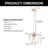 1-Light Dimmable Lantern Pendant Light-873847091