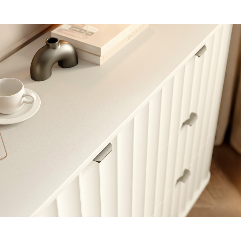 Rectangle Accent Chest, White