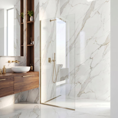 Zenith Frameless Fixed Shower Screen
