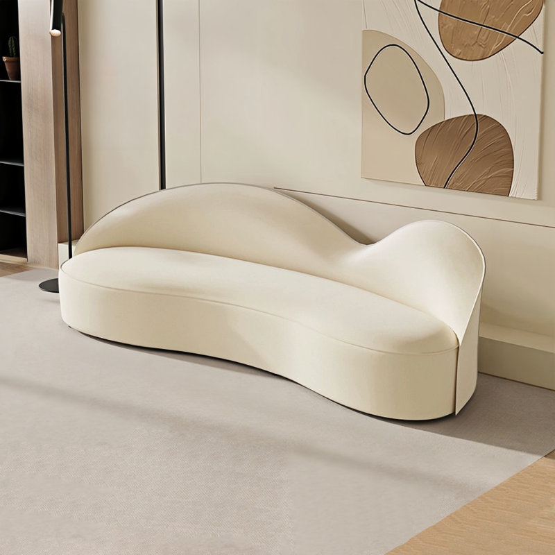 Canapé lumineux et luxueux, Blanc cassé