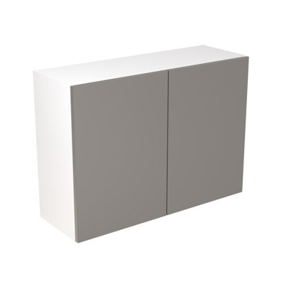 KitchenKit Flatpack Slab Gloss Wall Unit