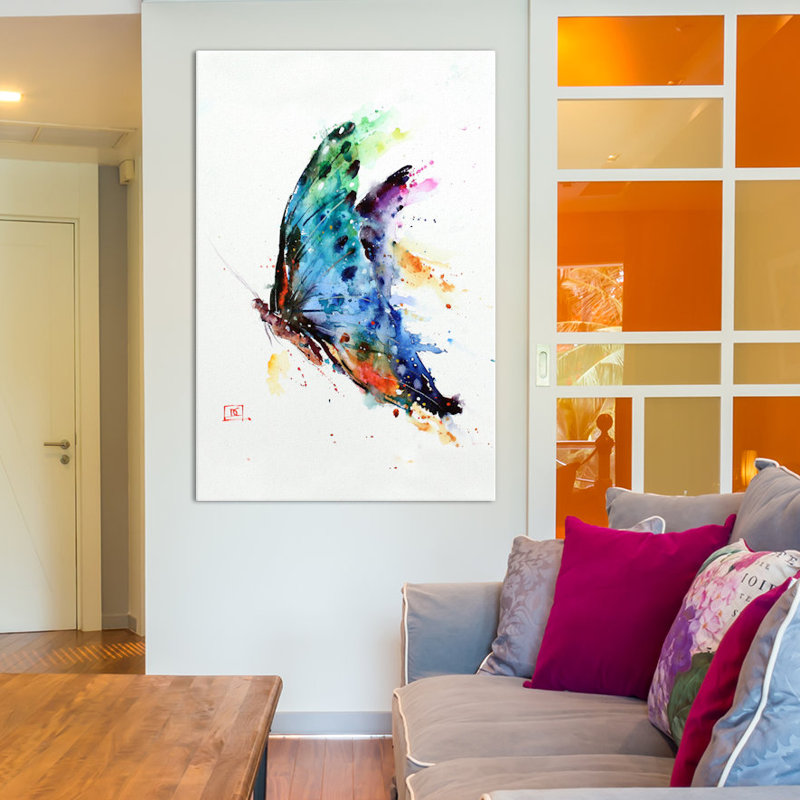 « woodsburgh », peinture sur toile, H 18 po x l 12 po x P 1,5 po, Toile tendue, Pas de tapis