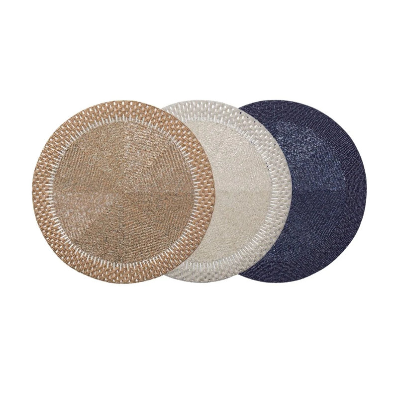 Palisade Placemat, Gold/Silver