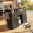 33-Strand Beaded Drape, Drop-Leaf Breakfast Bar, Built-In 2AC+USB+Type-C Power, 3 Drawers & 3 Cabinets w/ Adjustable Shelves, 5 Lockable Wheels, 400 lb Top-1131389974
