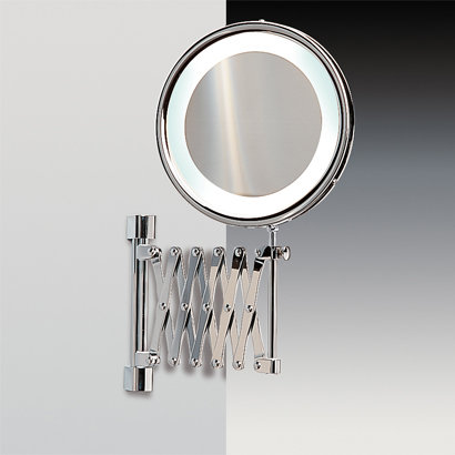 Miroir de maquillage moderne et lumineux, Or