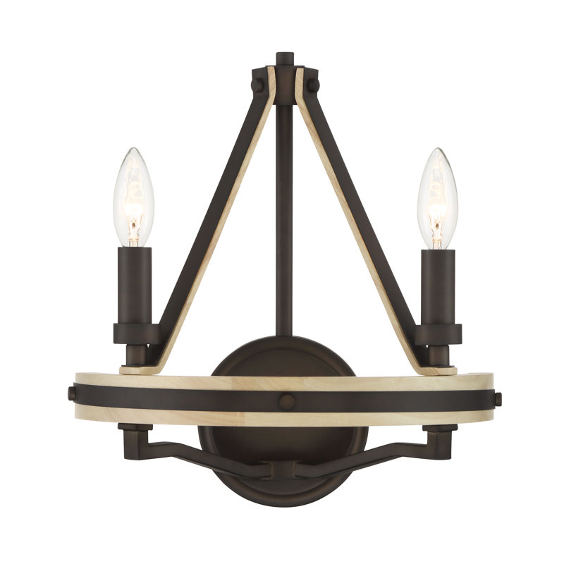 2 LIGHT WALL SCONCE