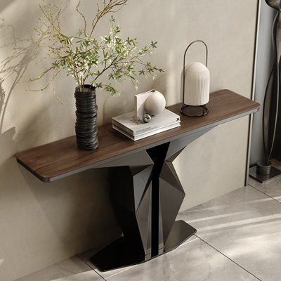 American-style metal console table