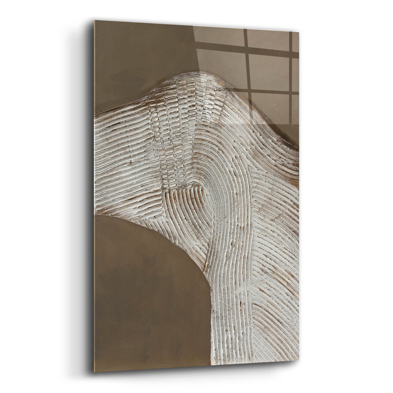  «Raw Shape 1» par Design Fabrikken, art mural en verre acrylique, H 24 po x l 16 po