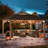 Sunjoy Hardtop Gazebo 13 x 15 ft. Standard Cedar Framed Wood Gazebo, Outdoor Patio Gazebo-98272666-98272667