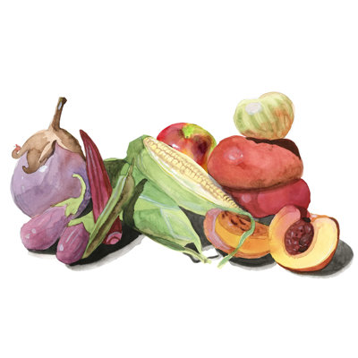 «Farmers Market I» par Alicia Longley - reproduction sur toile tendue