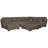 Upholstered U-Shaped Sectional Right Hand Facing-87466778