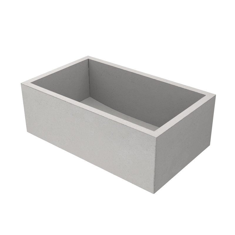 NativeStone® 30" L x 18" W Kitchen Sink, Ash