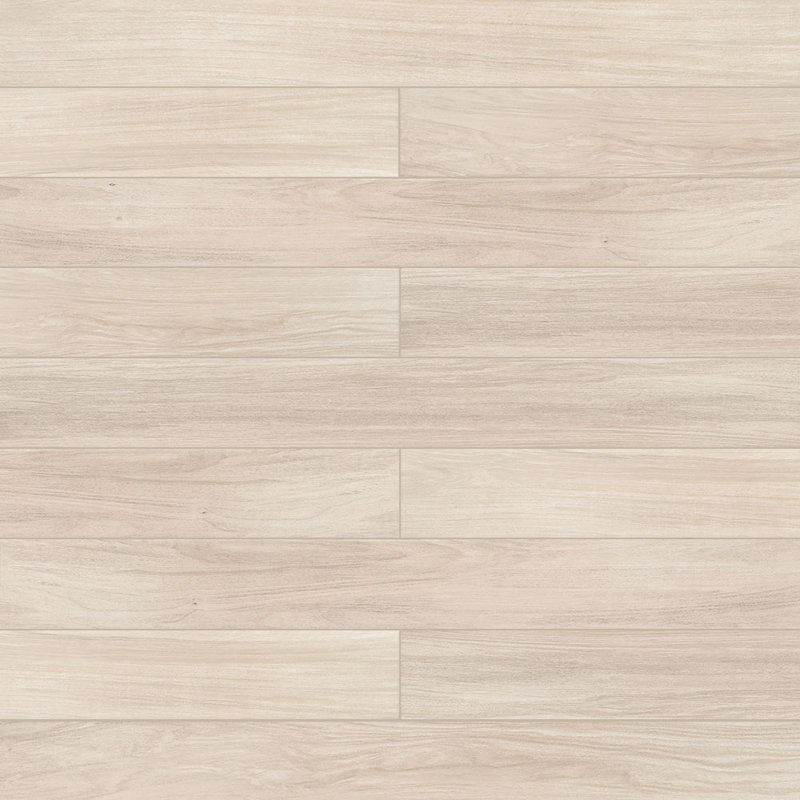 Arbor Glade 6X36 Porcelain Wood Look Tile, White