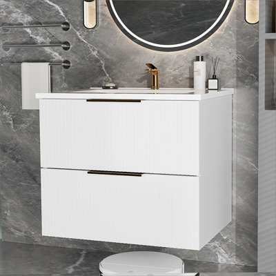 Bathroom Cabinet With Two Storage Drawers