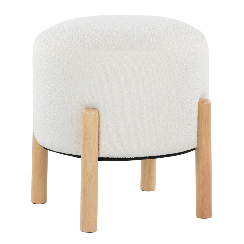 Aldarondo Terry Ottoman, Cream
