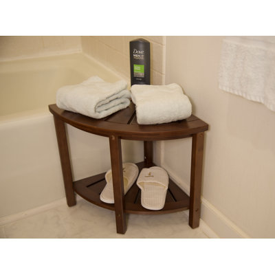 Banc de douche en bambou 22,25 "Mitch