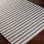 Grey Modern Outdoor Rug, Striped Stain Resistant Easy to Clean Rug For Patio, Balcony, Decks & Garden-144993006