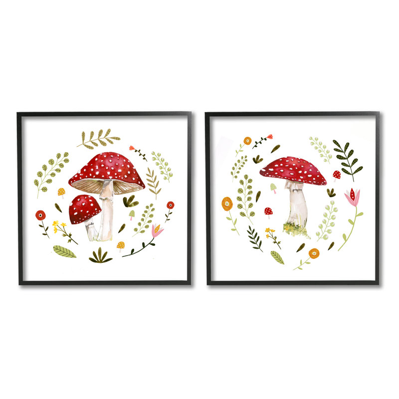Stupell Industries®, ensemble de 2 giclées encadrées par Victoria Barnes, Giclée encadrée noir minuit