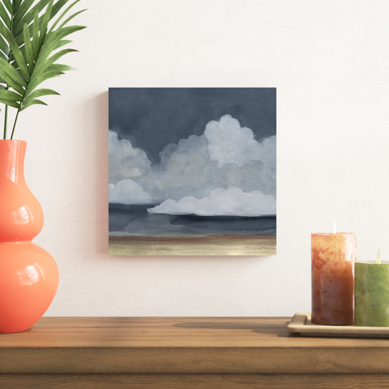Paysage nuageux IV, H 12 po x l 12 po x P 1,25 po