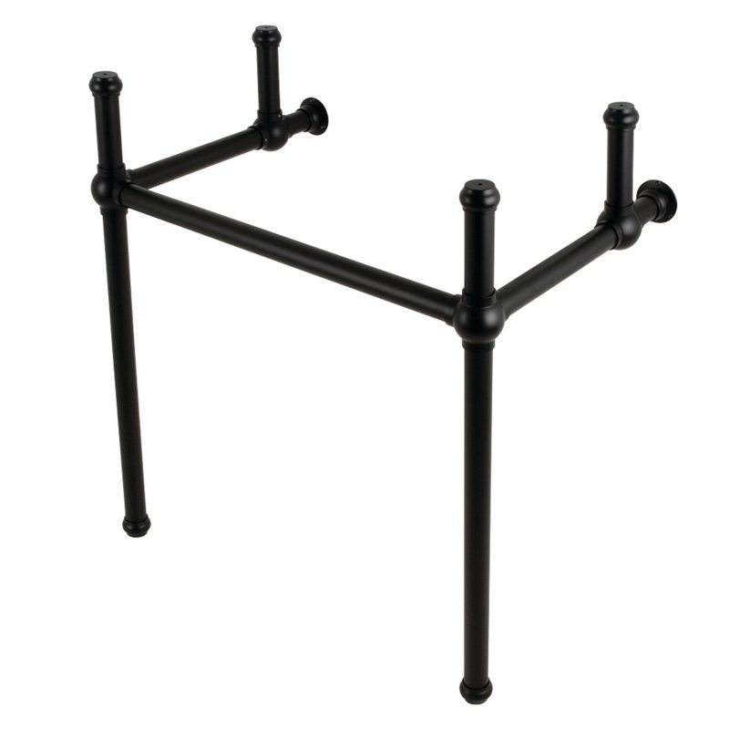Kingston Brass Fauceture Brass Console Sink Legs, Matte Black