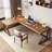 Light-walnut L-Shaped Solid Wood desk-1386428545-1386428550