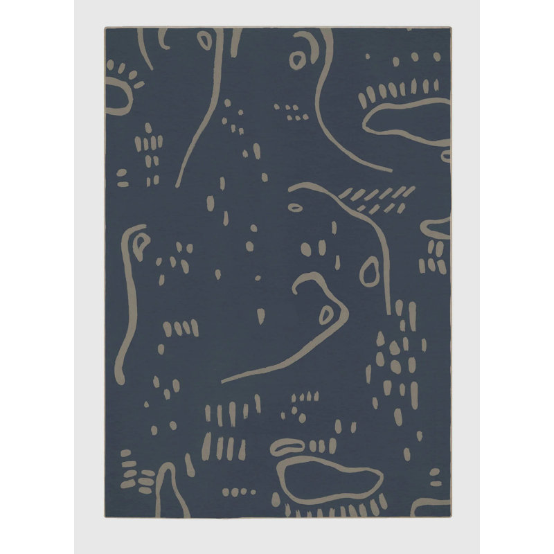 Tapis rectangulaire en polyester tissé à la machine, Rectangle 2 pi x 3 pi