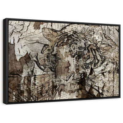 Brown Tiger Canvas Print