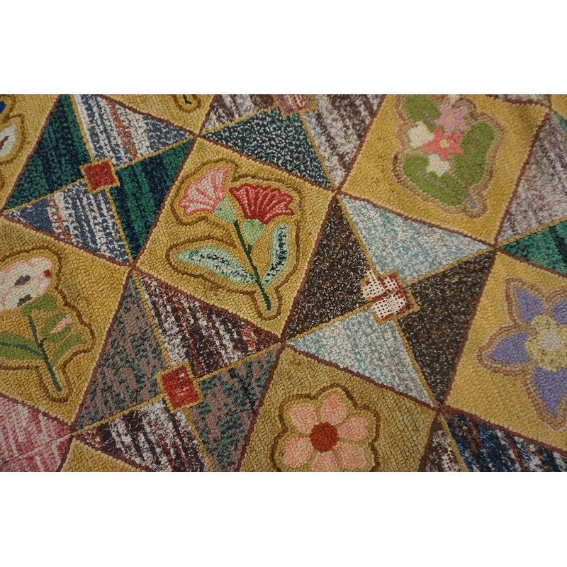 Tapis crocheté Mid Mid Century
