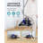 Canister Vacuum, Upgraded 1600W Bagless Canister Vacuum Cleaner, Auto Cord Rewind, H13 HEPA Filter, 4Qt Large Capacity, 5 Tools for Hard Floors, Carpet, Pet, Upholstery, Car-110099084