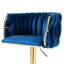 Tabourets de bar avec dossier et repose-pieds Hemington-85704319-98092755