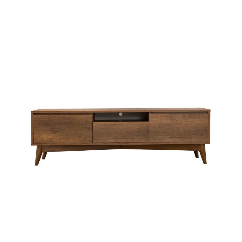 Vella Unfinished TV Stand for TVs up to 75", Brown