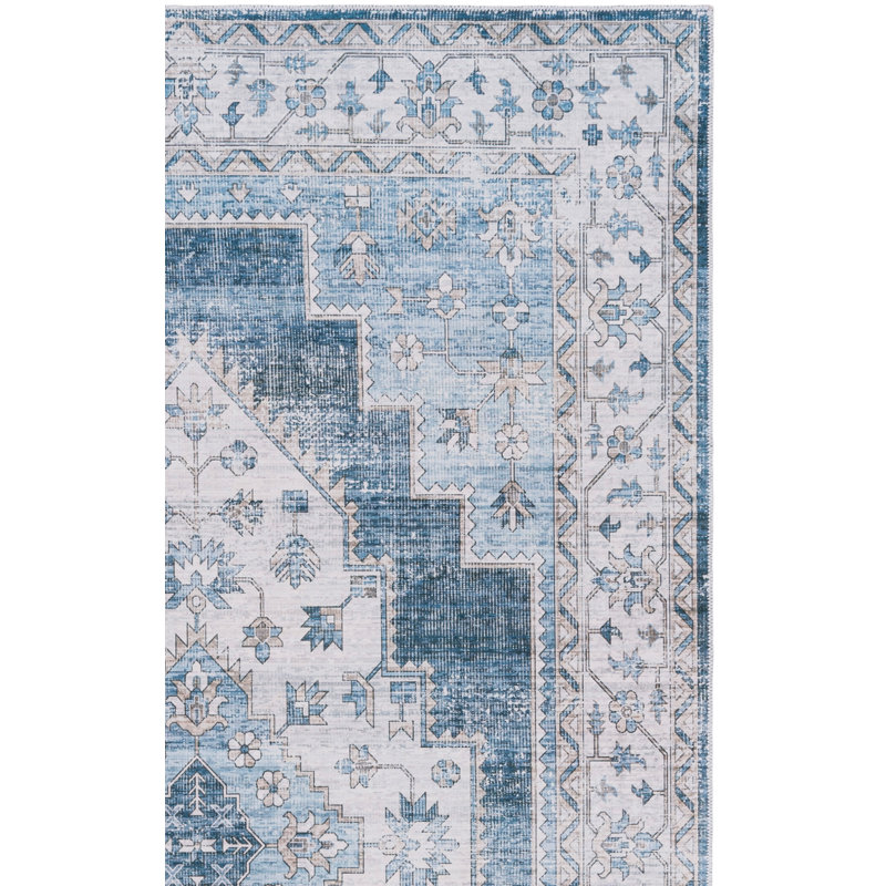 Maritess Machine Washable Southwestern Rug, Rectangle 8' x 10'