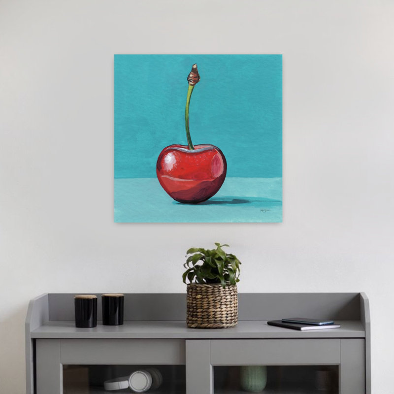 Art contemporain Art contemporain cerisier, H 18 po x l 18 po