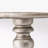 American-style curved console table