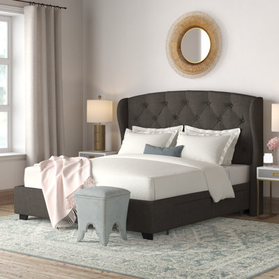 Lit plateforme tapissier Augurio