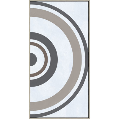"Tonal Rings 4" par Thom Filicia - cadre flottant, impression sur toile