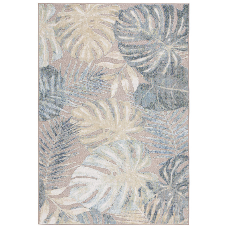 Valenza Sarasota Performance Floral Indoor/Outdoor Area Rug, Rectangle 4'5" x 6'5"